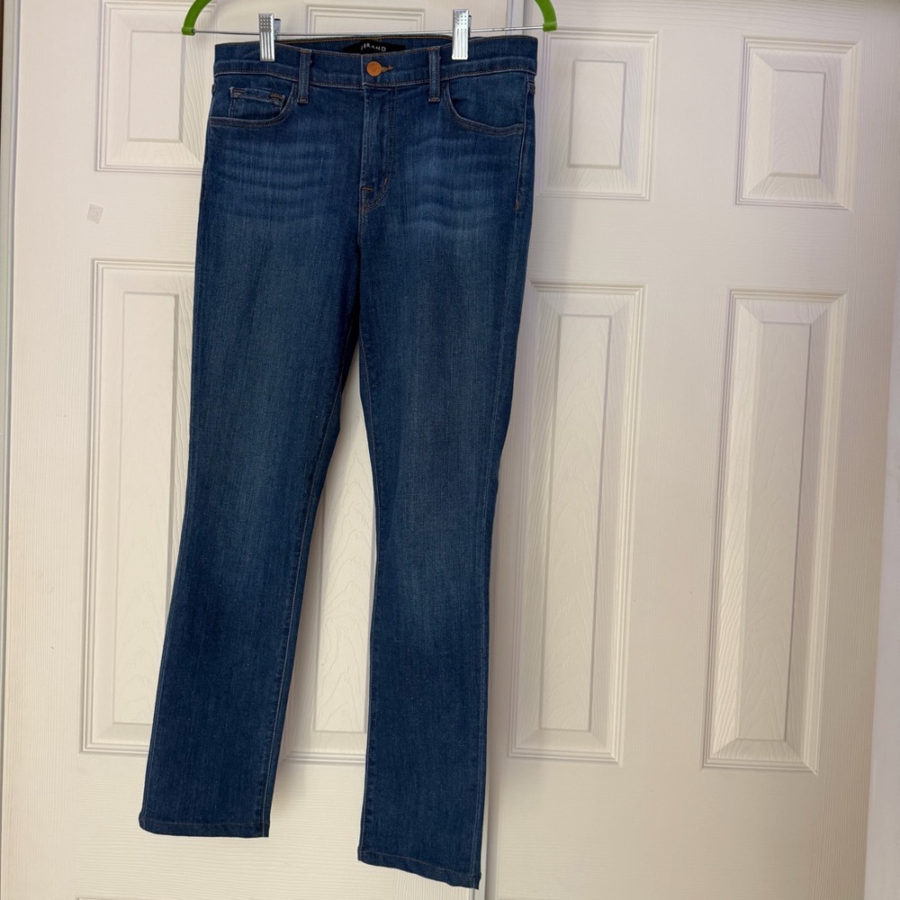 4/$25 J Brand Mid Rise Dark Blue Skinny Jeans Women’s Size 27